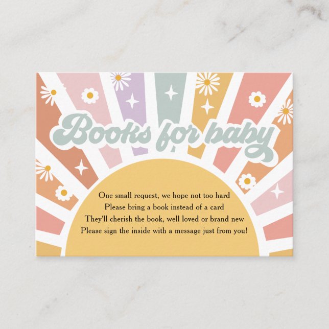 Groovy Books For Baby Enclosure Card (Front)