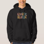 Groovy Brotha Retro Brother Matching Family 1st Bi Hoodie<br><div class="desc">Groovy Brotha Retro Brother Matching Family 1st Birthday</div>