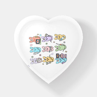 Groovy Bunnies Candy Ultrasound Tech Easter Sonogr Paperweight