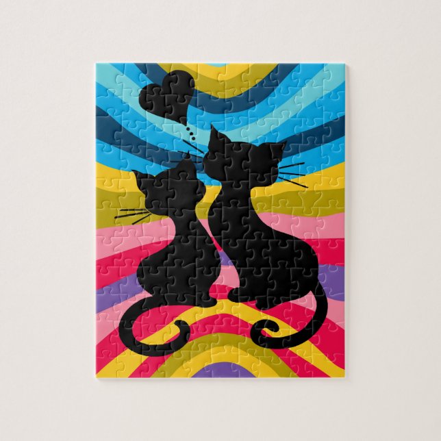 Groovy Cats Jigsaw Puzzle (Vertical)