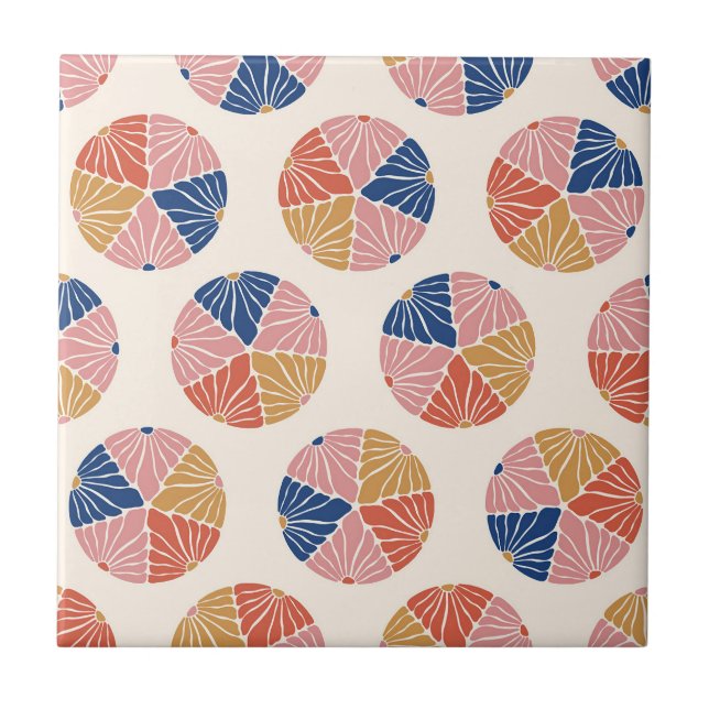 Groovy Ceramic Tile (Front)