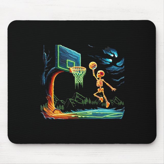 Groovy Chainsaw For Halloween Graphic Tee  Mouse Pad (Front)