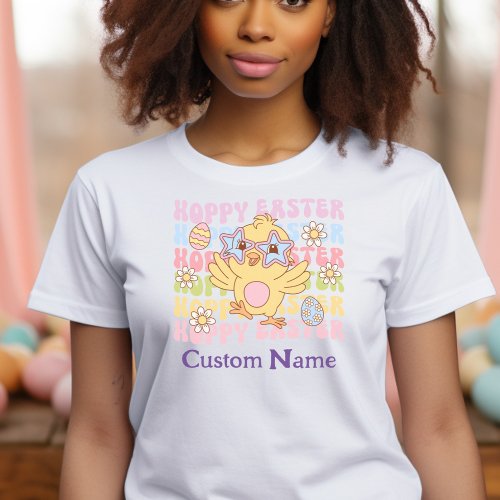Groovy Chick Personalized Retro Tee