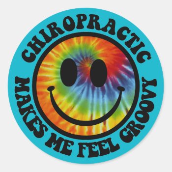 Groovy Chiropractic Stickers by chiropracticbydesign at Zazzle