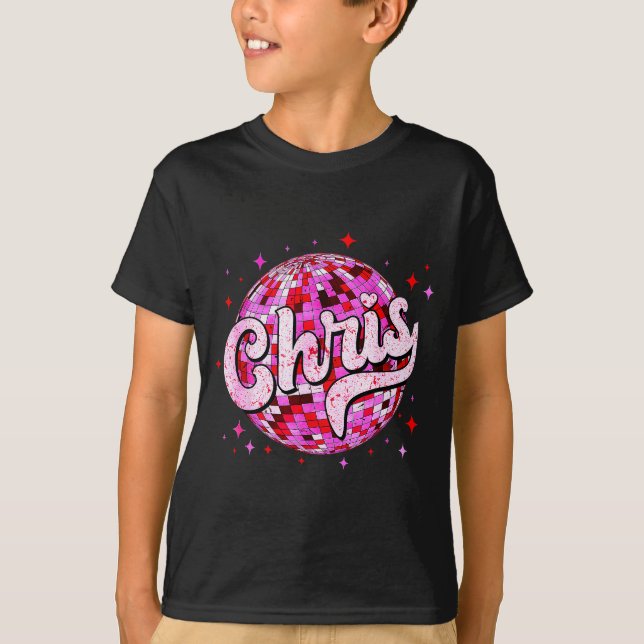 Groovy Chris First Name D I Love Chris Tees Meme  (Front)