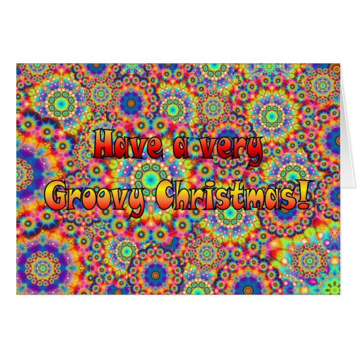 Groovy Christmas Card