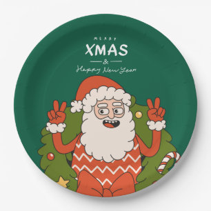 Groovy Christmas Cute Plates