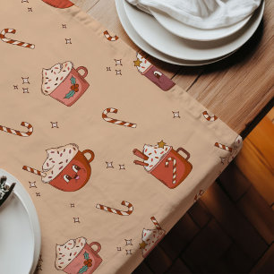 Groovy Christmas Runner 70s Pastel Holiday Vibe