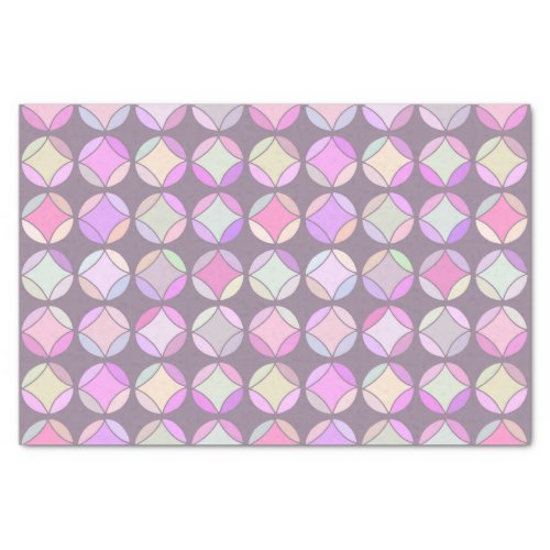 Groovy Circle Star Doodle Pattern Tissue Paper