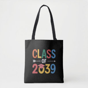 Groovy Class Of 2039 Graduation Senior 2039 Tote Bag