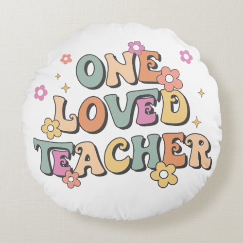 Groovy Classroom Decor Teacher Pillow Gift