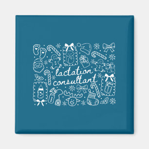 Groovy Coquette Lactation Consultant Breastfeeding Magnet