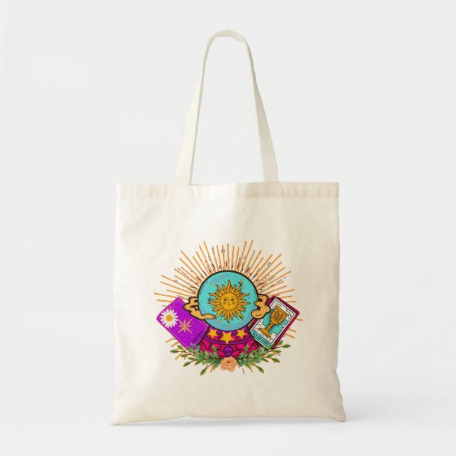 Groovy Crystal Ball Tote Bag (Front)