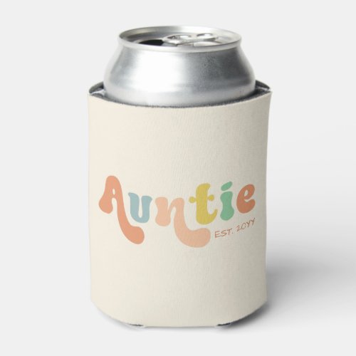 Groovy Custom Auntie Established  Gifts for Aunt Can Cooler