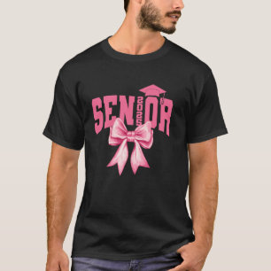 Groovy Cute Senior Est. 2025 Class Of 2025 Graduat T-Shirt