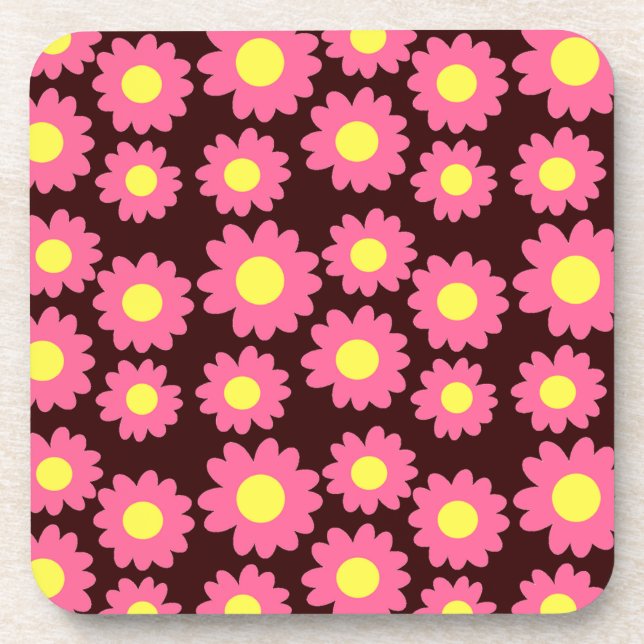 Groovy Daisies Coaster (Front)