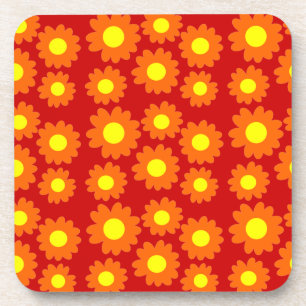 Groovy Daisies Drink Coaster
