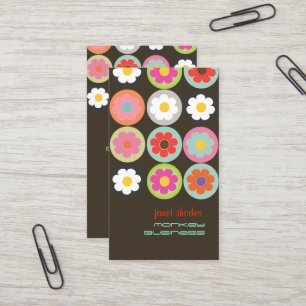 Groovy Daisies, fully customizable Business Card