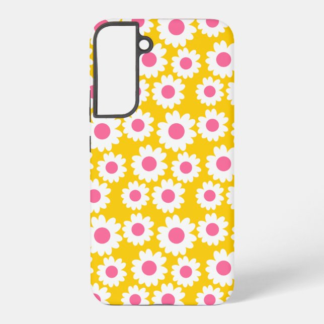 Groovy Daisies Samsung Galaxy Case (Back)