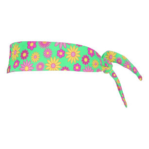 Groovy Daisies Tie Headband