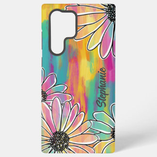 Groovy Daisy Dream - Painterly Hand Drawn Floral Samsung Galaxy S22 Ultra Case