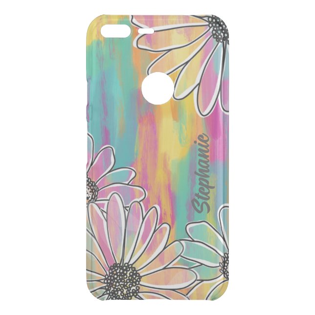 Groovy Daisy Dream - Painterly Hand Drawn Floral Uncommon Google Pixel XL Case (Back)