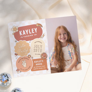 Groovy Daisy Photo Lets Party Budget Girl Birthday