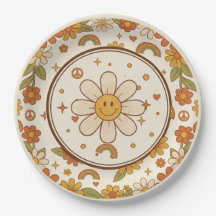 Groovy Daisy | Retro 70s Floral Neutral Sunshine