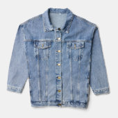 Groovy Data or It Didn't Happen ABA Therapy BCBA I Denim Jacket (Front)