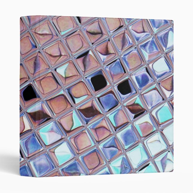 Groovy Disco Ball Mirror Ball Disco Globe 3 Ring Binder (Front/Spine)