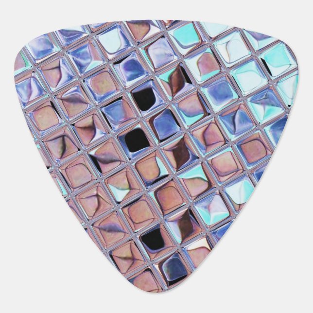 Groovy Disco Ball Mirror Ball Disco Globe Guitar Pick (Front)