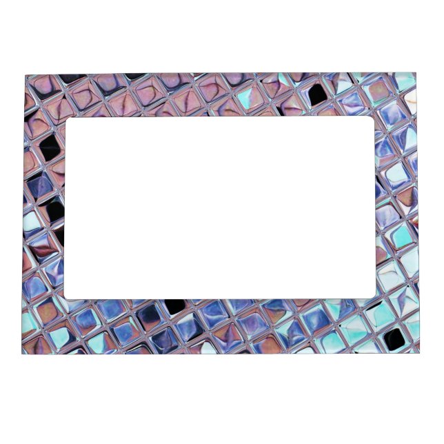 Groovy Disco Ball Mirror Ball Disco Globe Magnetic Photo Frame (Front)