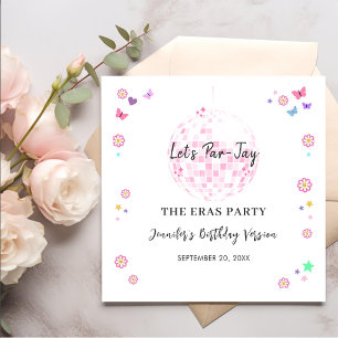 Groovy Disco Era Birthday Party Paper Dinner Napkins