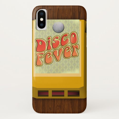 Groovy Disco Fever 8_Track iPhone X Case