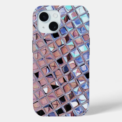 Groovy Disco Mirror Ball for Dance Party iPhone 15 Case