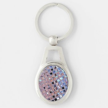 Groovy Disco Mirror Ball For Dance Party Keychain by FlowstoneGraphics at Zazzle