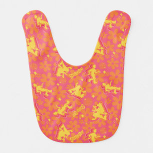Groovy Disco Scooby-Doo Pattern Baby Bib