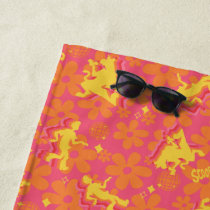 Groovy Disco Scooby-Doo Pattern Beach Towel