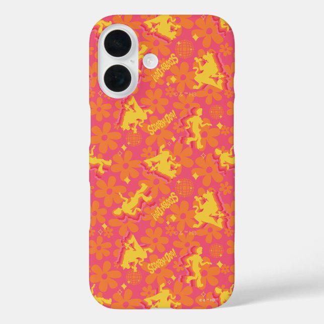 Groovy Disco Scooby-Doo Pattern Case-Mate iPhone Case (Back)