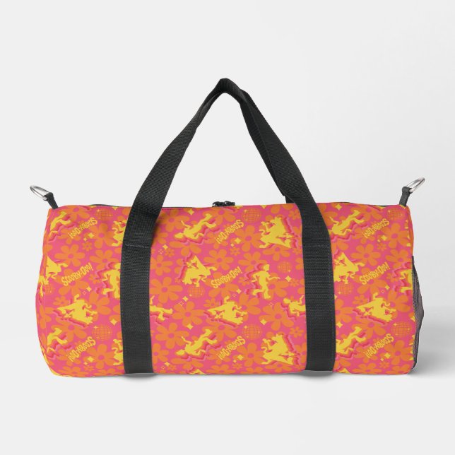 Groovy Disco Scooby-Doo Pattern Duffle Bag (Front)