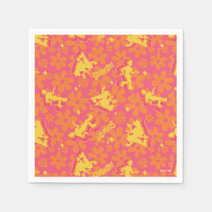 Groovy Disco Scooby-Doo Pattern Napkins