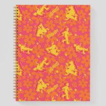 Groovy Disco Scooby-Doo Pattern Notebook