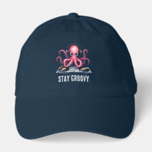 Groovy DJ Octopus Dad Hat – Cute Sea Creature Stay