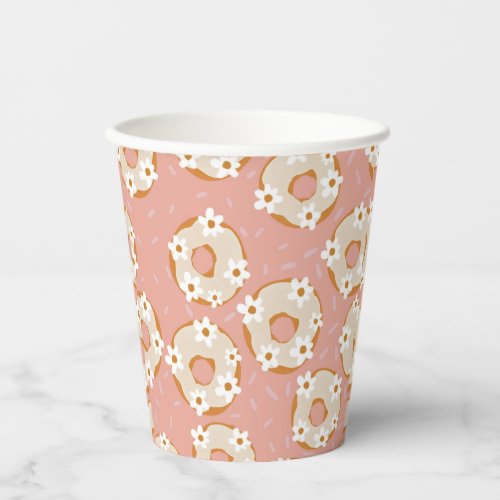 Groovy Donut Birthday Party Paper Cups