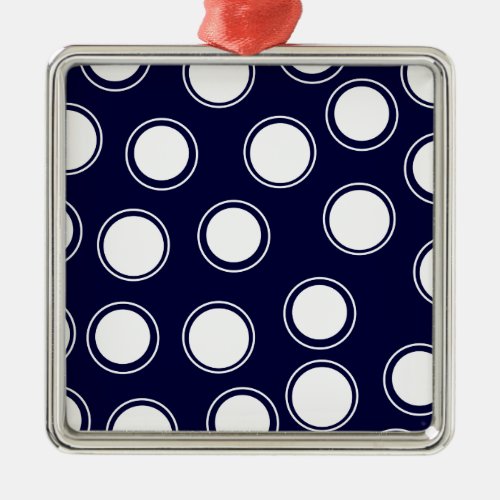 Groovy Dots 5  SonoLeTre Metal Ornament