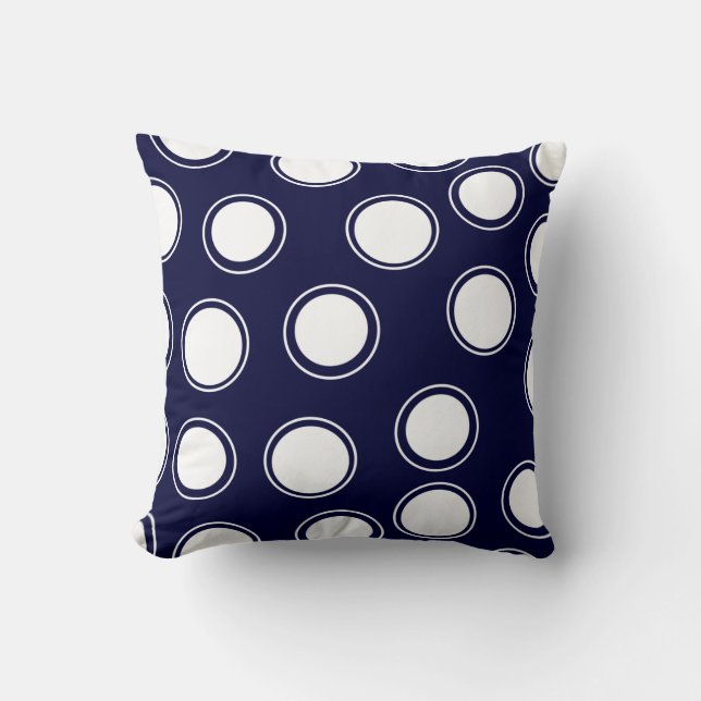 Groovy Dots #5 @ SonoLeTre Throw Pillow (Front)