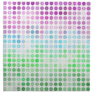 Groovy Eclectic Boho Abstract Toric Pride Flag Cloth Napkin