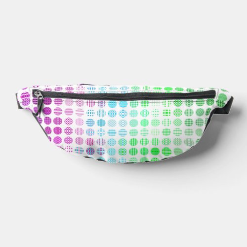 Groovy Eclectic Boho Abstract Toric Pride Flag Fanny Pack
