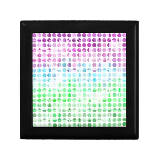 Groovy Eclectic Boho Abstract Toric Pride Flag Gift Box (Front)