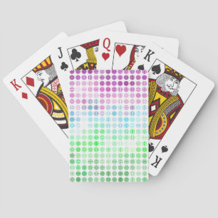 Groovy Eclectic Boho Abstract Toric Pride Flag Poker Cards